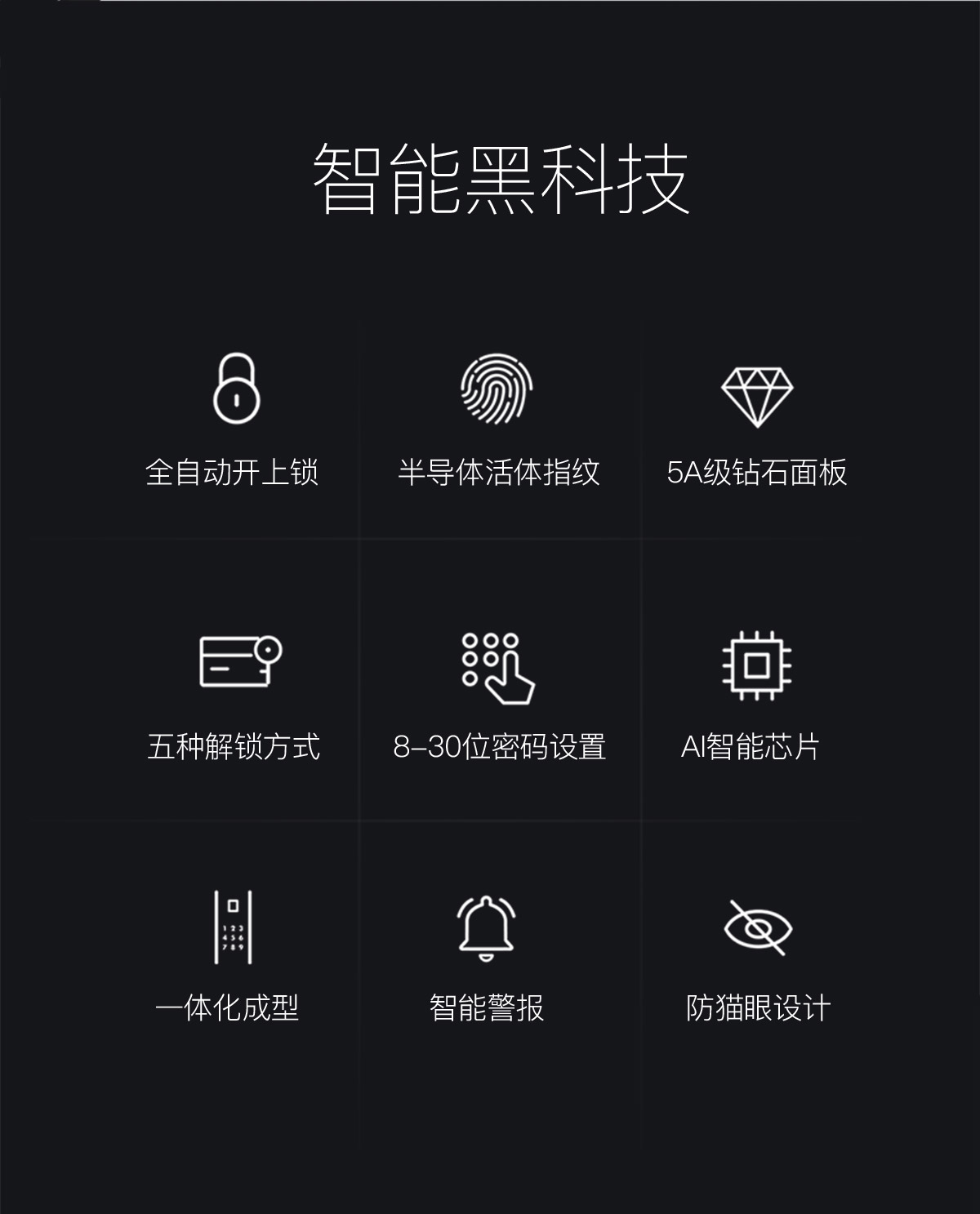 超薄全自動(dòng)智能鎖DD5